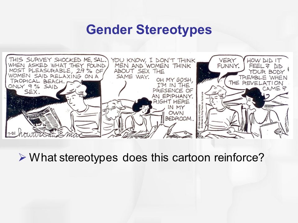 The factors that influence gender roles gender identity and gender stereotypes